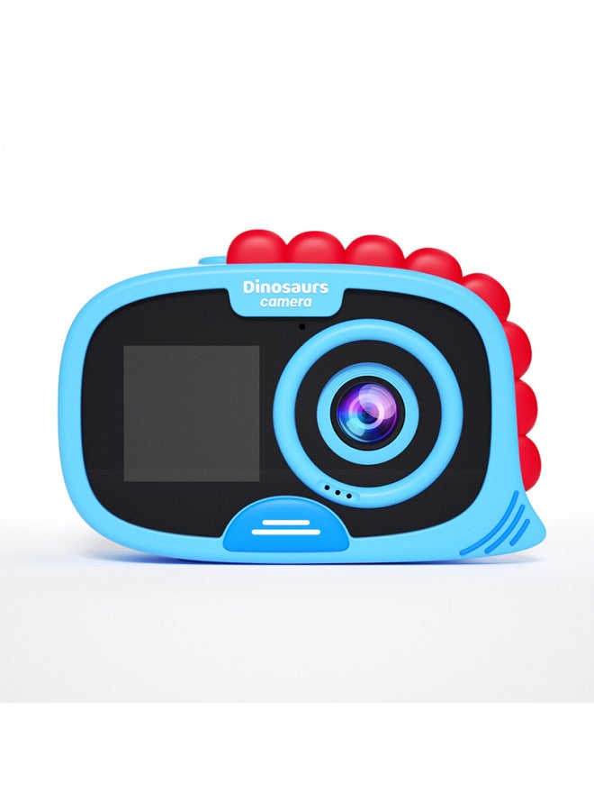 Cross Border Kids Camera HD Double Camera Action Camera Student Gift Waterproof Kids Camera Factory-Color:Cartoon Dinosaur Hd Camera  - Image 1