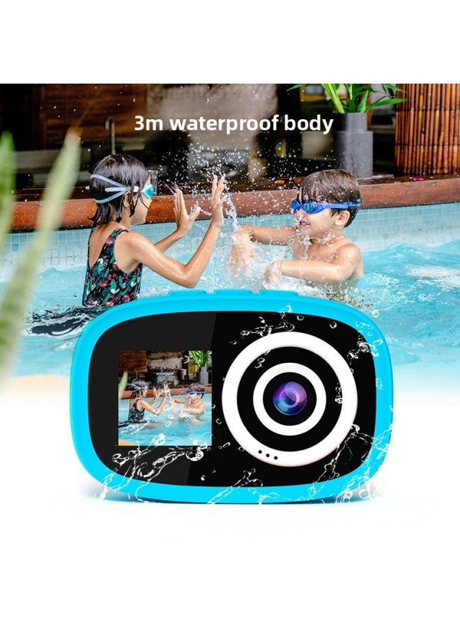 Cross Border Kids Camera HD Double Camera Action Camera Student Gift Waterproof Kids Camera Factory-Color:Cartoon Dinosaur Hd Camera  - Image 4