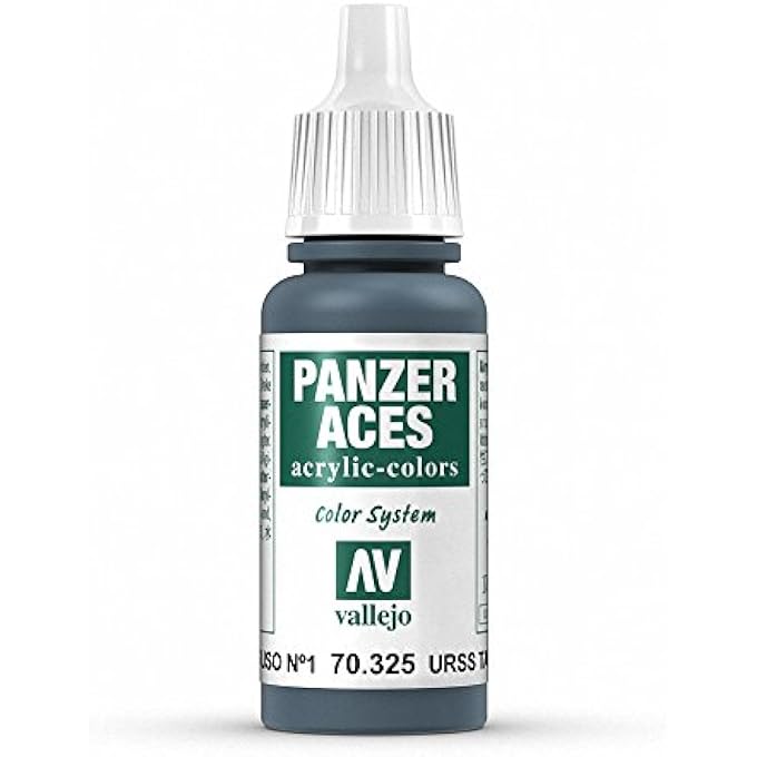 70.325 PANZER ACES RUSSIAN TANK CREW I ACRYLIC COLOR 17 ML, GREEN