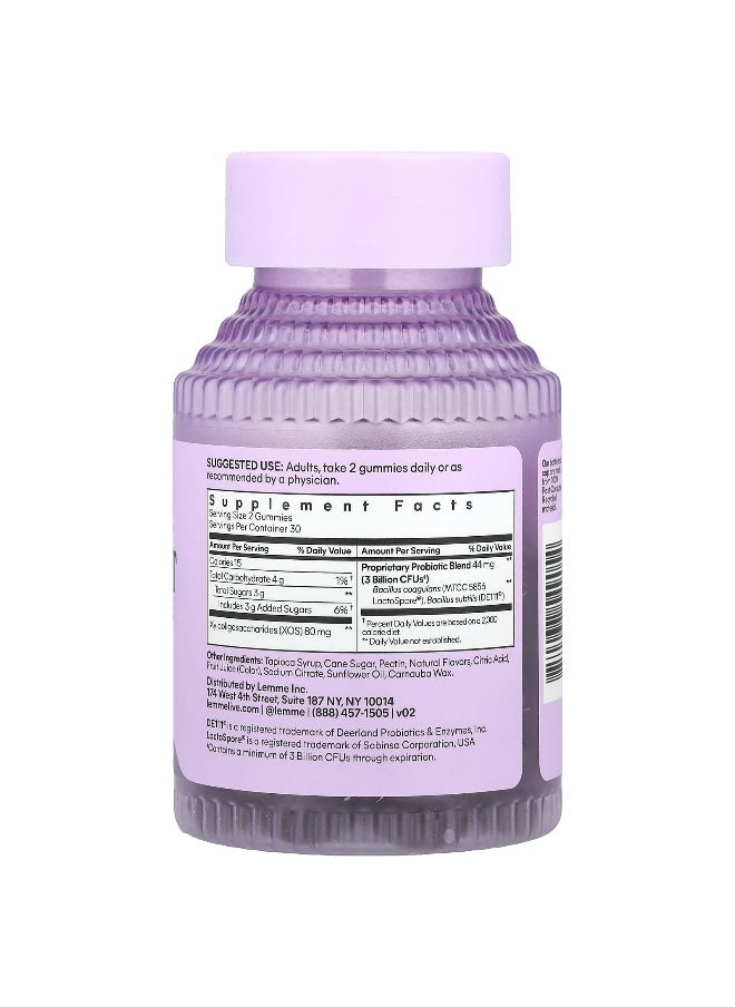 Lemme Lemme, Debloat, Daily Digestive Probiotic Gummies, 60 Gummies  - Image 2