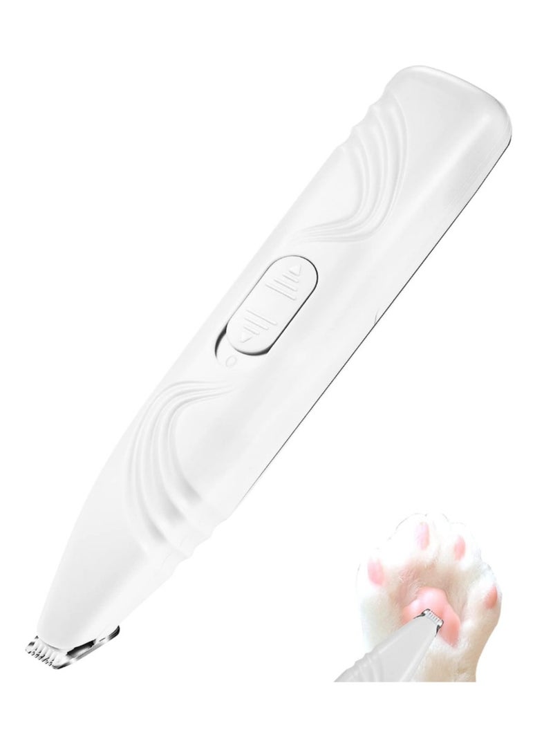 Generic Dog Paw Trimmer for Grooming, Cordless Electric Small Pet Grooming Clippers Hair Trimmer for Dogs Cats, Low Noise for Trimming Pet's Hair Around Paws, Eyes, Ears, Face, Rump  - Image 1