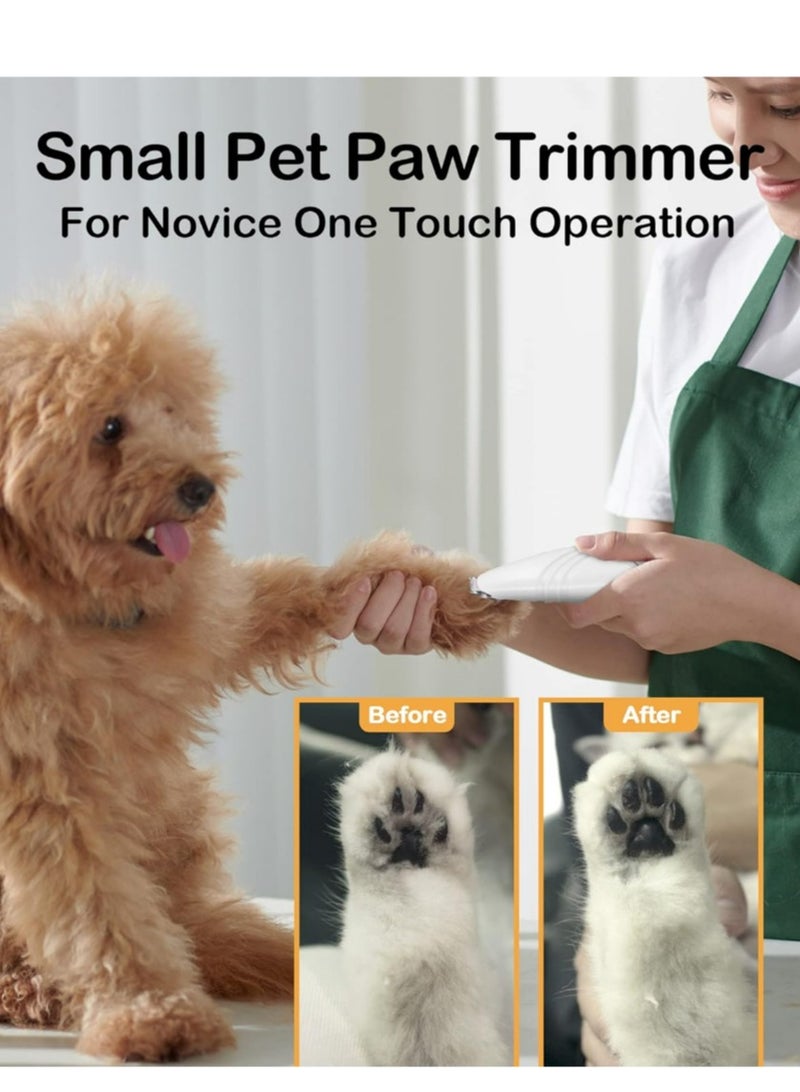 Generic Dog Paw Trimmer for Grooming, Cordless Electric Small Pet Grooming Clippers Hair Trimmer for Dogs Cats, Low Noise for Trimming Pet's Hair Around Paws, Eyes, Ears, Face, Rump  - Image 2