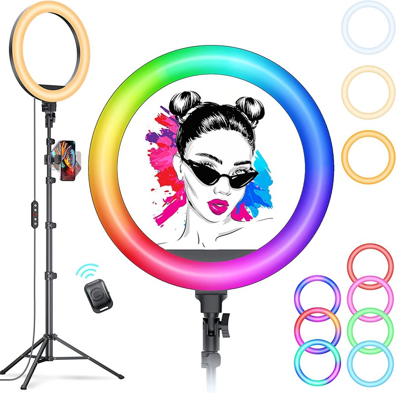 kaiesss YouTube Starter Kit iVlogger Vlogging Kit for iPhone - Lightning Compatible Video Vlog Kit - Accessories: Phone Tripod, Phone Mount, LED Light and Shotgun Microphone - for YouTube Starter Kit - Image 1