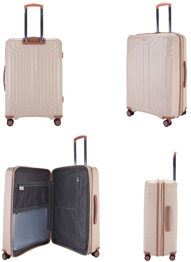 SONADA - Sonada Unbreakable Luggage Unisex ,Double Zipper ,Expandable, TSA Lock With 4 Double Silent Wheels Set of 4 (Black) - Image 1
