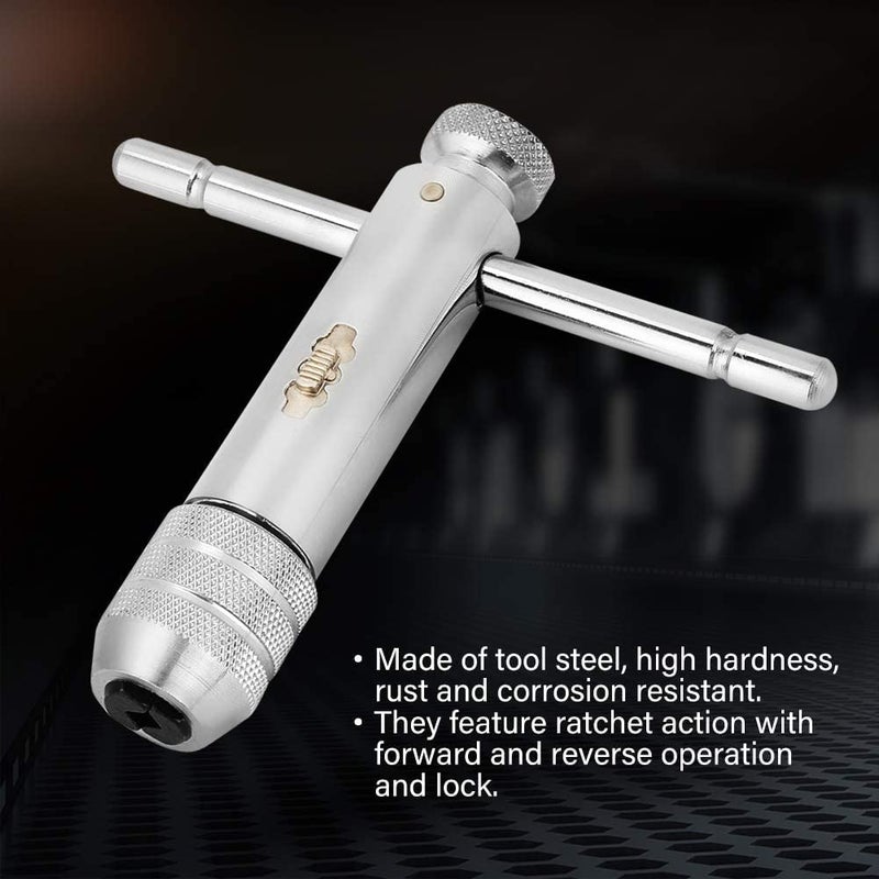 uptodateproducts Ratchet Tap Wrench Adjustable TBar Handle Wrench M5M12 - Image 5