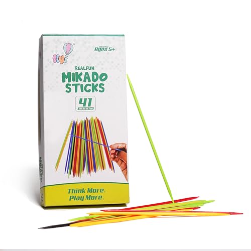 FLYI Mikado Sticks Game for Kids with 41 Pick-Up Sticks | Fun Indoor & Outdoor Board Game for All Ages | Best Return Gift | Activity Play Toy - Image 1