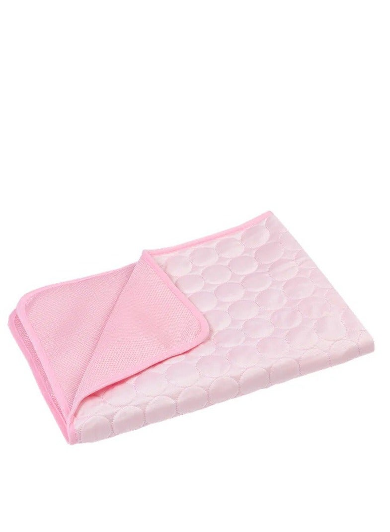 BAIG Dog Cooling Pad Ice Silk Fabric Self Cooling Gel Breathable Washable Summer Pet Mat for Dogs Cats Sofa Kennel Bed Comfortable  - Image 3