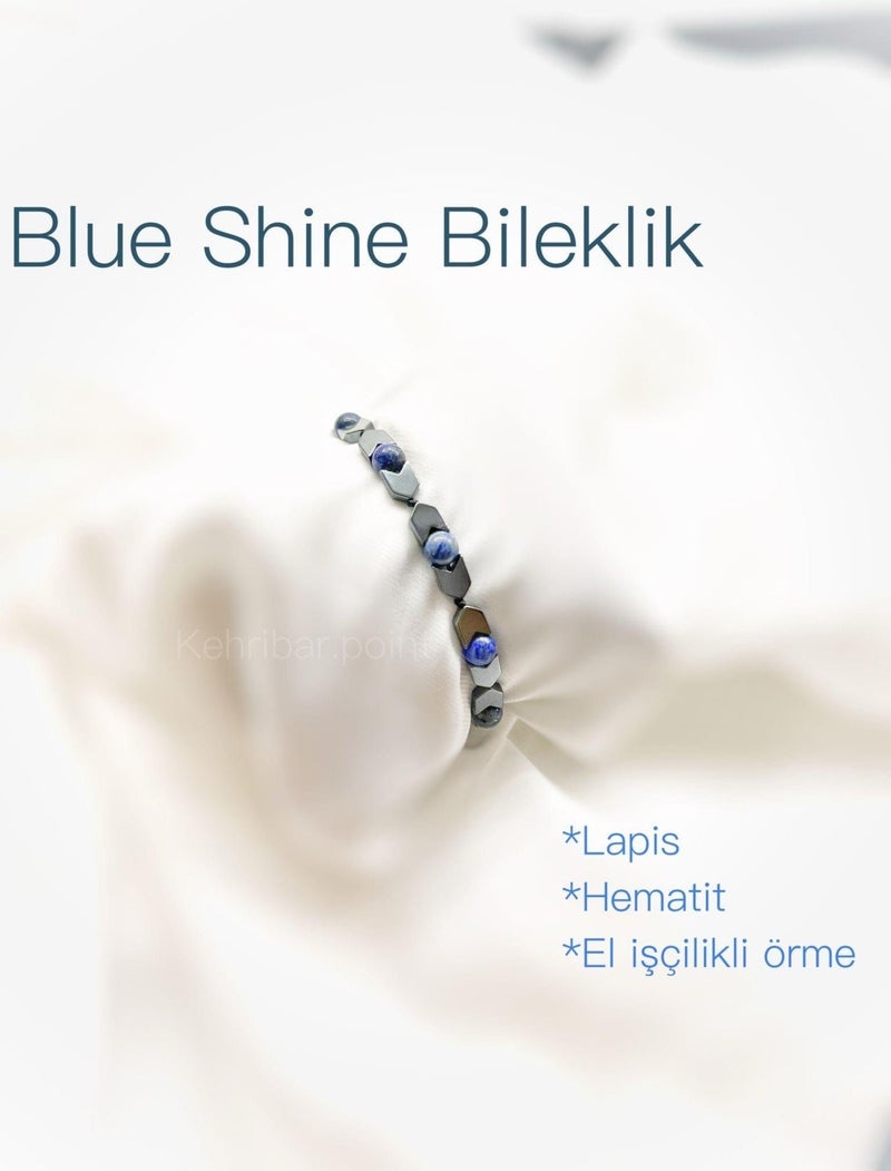 Amber Point Blue Shine Bracelet