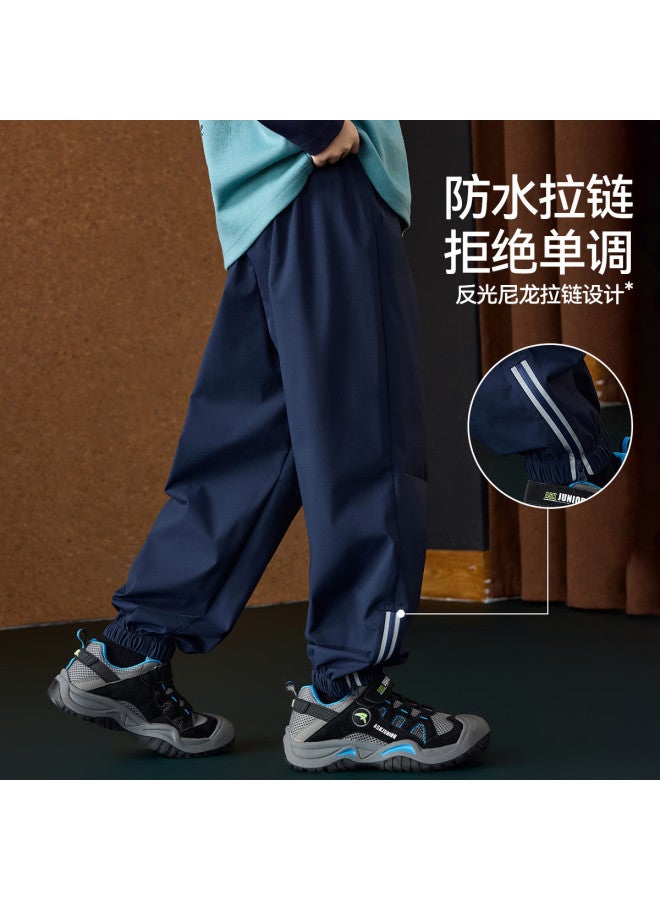 ASK JUNIOR سراويل الأطفال للأولاد والبنات ملابس خريفية سراويل شحن مقاومة للتآكل سراويل ناعمة للمراهقين - Image 4