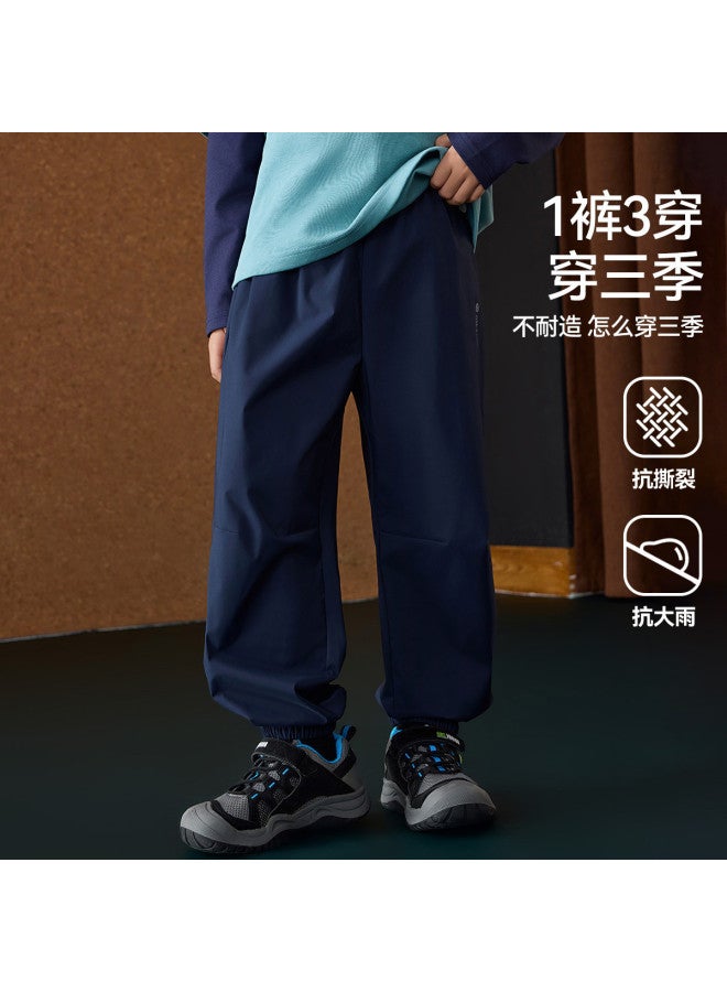 ASK JUNIOR سراويل الأطفال للأولاد والبنات ملابس خريفية سراويل شحن مقاومة للتآكل سراويل ناعمة للمراهقين - Image 3