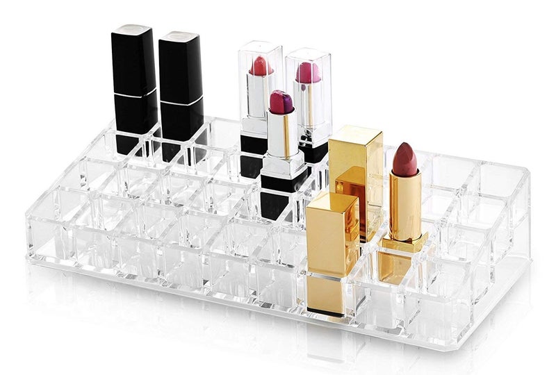 eS³kube 36 Section ACRYLIC Cosmetic Make Up Lipstick Organiser Holder - Image 2