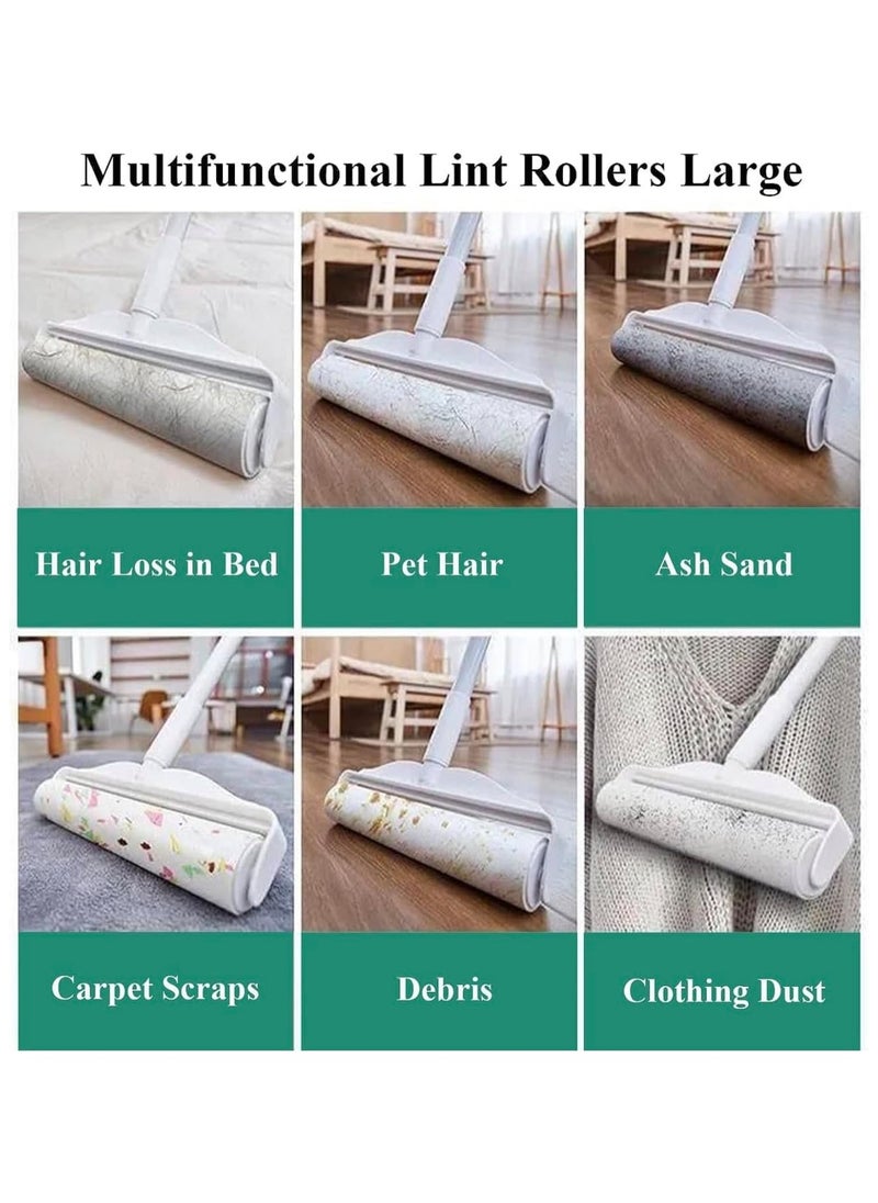 Arify-Tech Arify – 6.3” (16cm) Large Lint Roller with Extra Sticky 180 Sheets, 2 Refills Tearable Sticky Fluff Roller for Pet Hair Clothes Carpet Car Seat and Cushions. (With 2 Refills)  - Image 4
