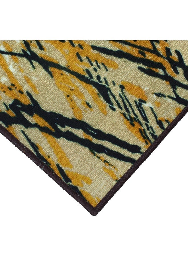 Story@Home Carpet For Living Room Anti-Slip Washable Rugs For Living Room, Boho Rug, Moroccan Print (White And Yellow, 60 X 150 Cm) - Image 4