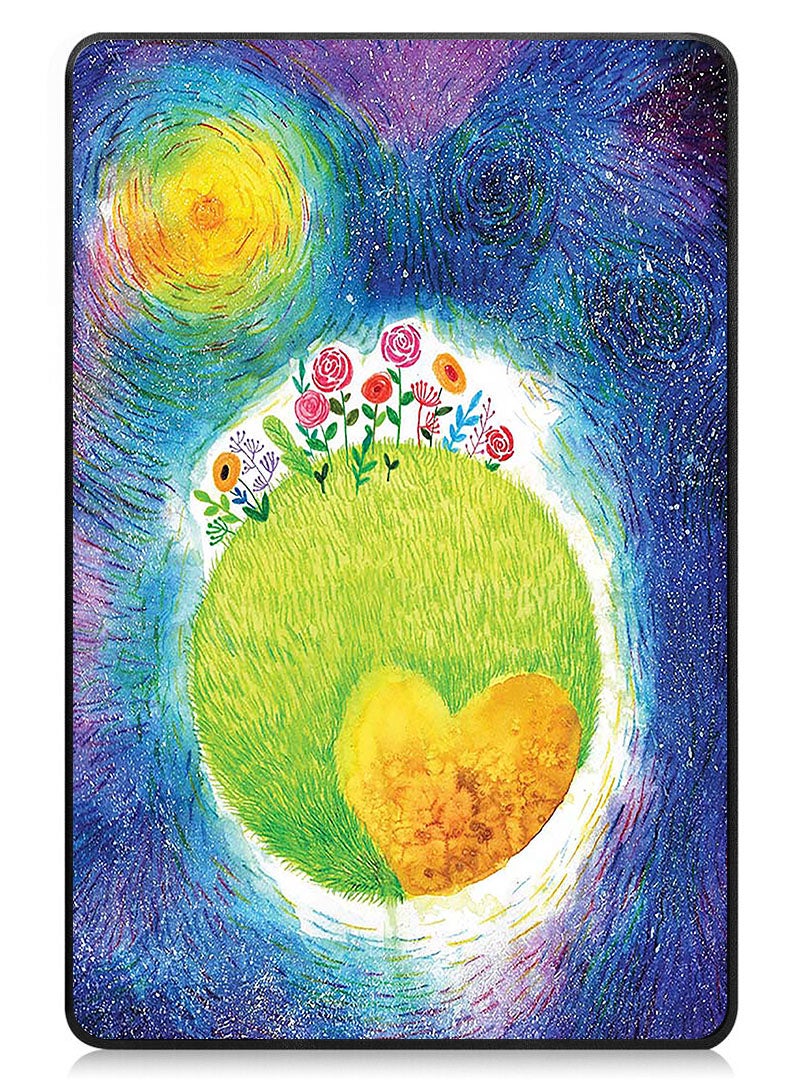 Theodor Protective Flip Case For Huawei MatePad SE 11 (2024) With Trifold Stand Auto Wake Sleep Shockproof Cover Green Earth - Image 1