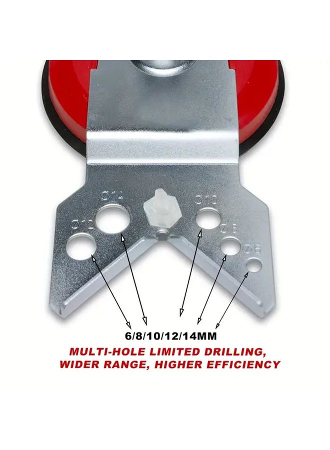 طقم منشار ثقب البلاط القابل للتعديل للزجاج والسيراميك والجرانيت والخزف والأسطح الملساء - Image 4