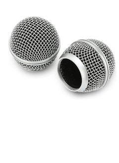 Bukela Microphone Head Replace, Microphone Grille Ball with Inner Foam, Steel Mesh Replacement Microphone Grille Heads for Shure SM58 (4 Pack) Windscreens  - Image 2