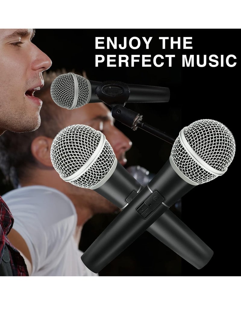 Bukela - Microphone Head Replace, Microphone Grille Ball with Inner Foam, Steel Mesh Replacement Microphone Grille Heads for Shure SM58 (4 Pack) Windscreens - Image 1