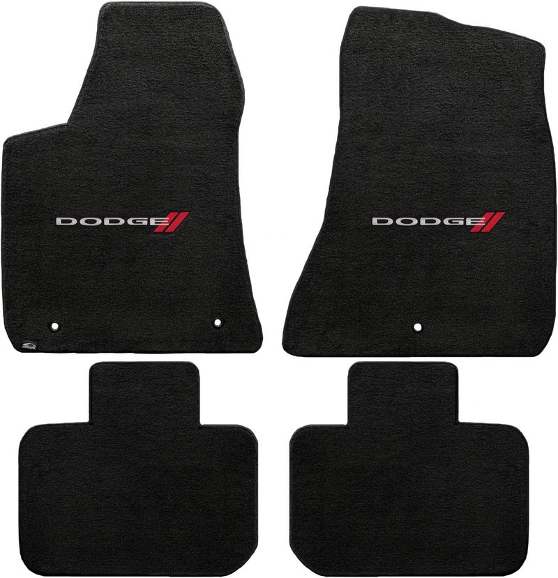 Lloyd Mats Custom-Fit Carpeted Floor Mats for Dodge Charger RWD 2011-2023 - Charcoal - Image 1