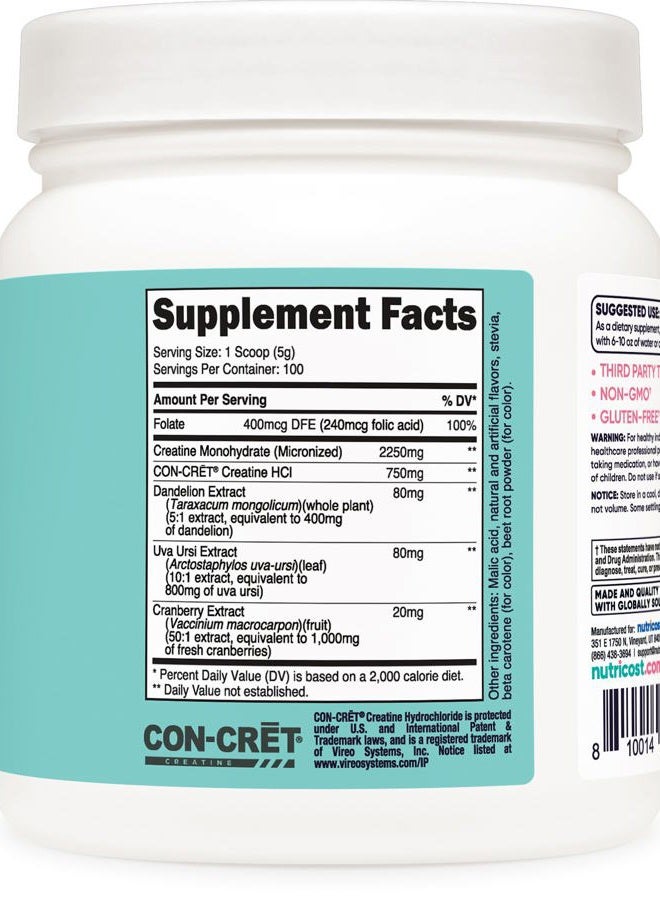 Nutricost Creatine Monohydrate Powder for Women, Micronized, Peach Mango, 100 Servings - Vegetarian, Non-GMO, Gluten Free - Image 5