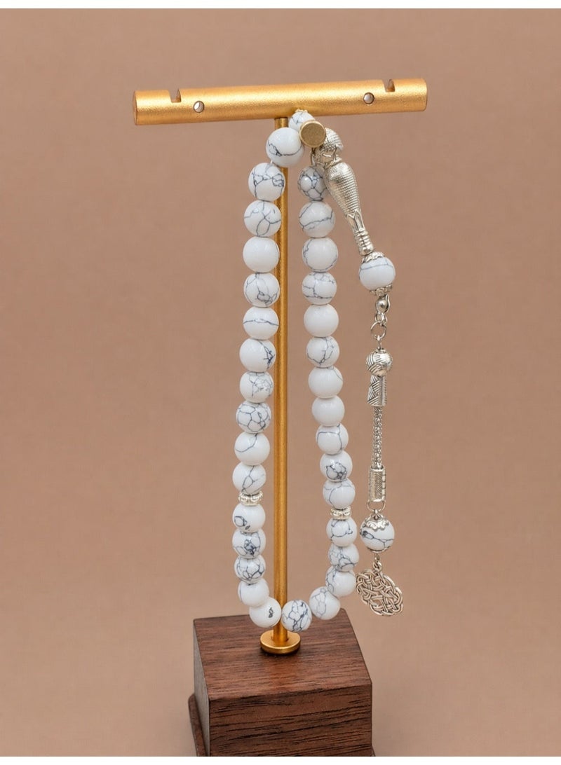 general 33 Artificial Stone Prayer Beads/Tasbih/10MM - Image 1