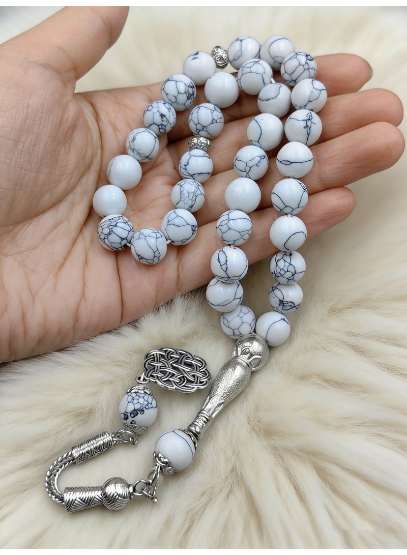 general 33 Artificial Stone Prayer Beads/Tasbih/10MM - Image 4