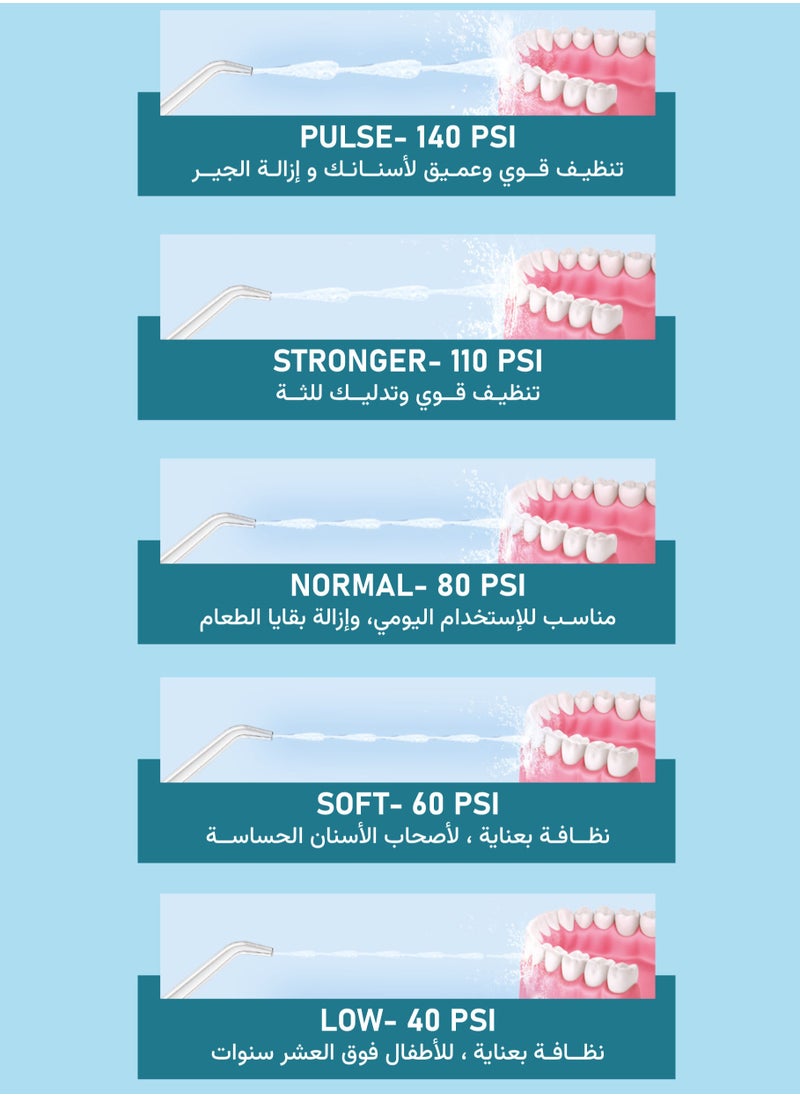 ويكسانا - ويكسانا خيط الاسنان المائي بـ 6 رؤوس-300 مل - Image 1