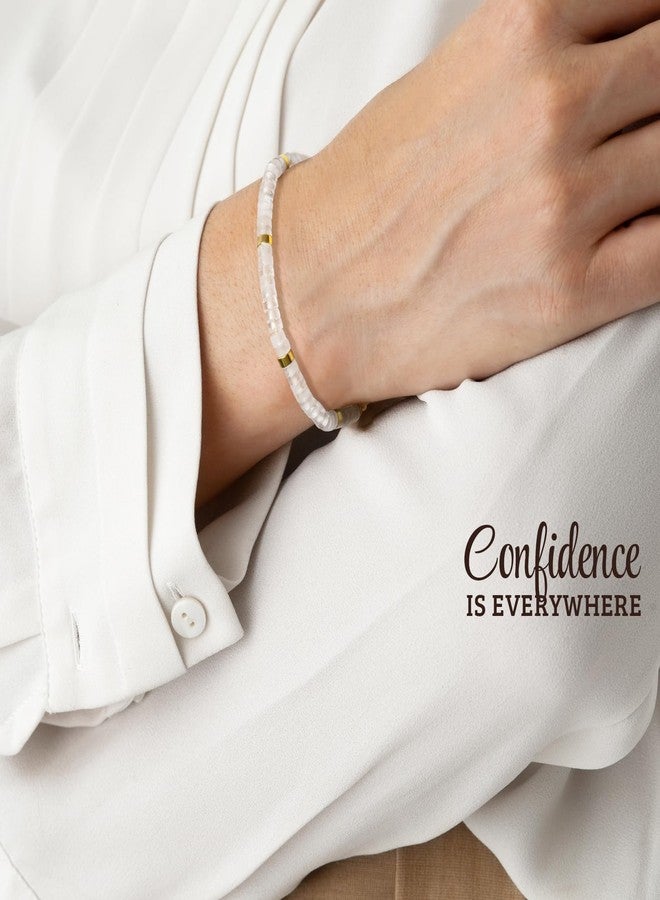 ZOKCC Inspirational Gifts Bracelets for Women Healing Natural Stone Bracelets - Get Well Soon Gifts for Women Best Friends Sister Girls - Life is Tough But So are You Bracelet - Image 4