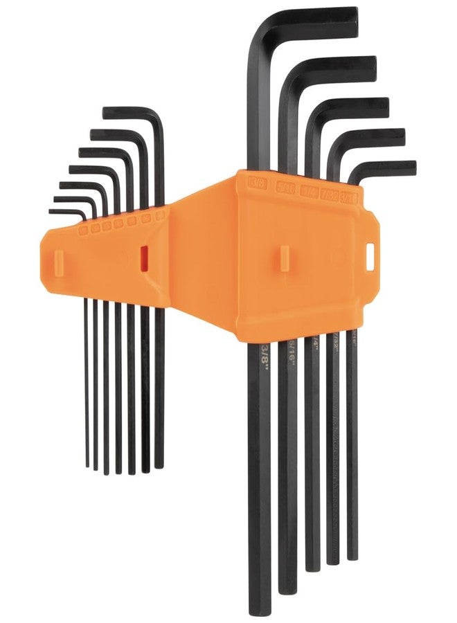 Klein Tools LS12 12-Piece Long-Arm Hex Key Set, SAE, Heat-Treated, L-Style Keys Sizes 1/16-Inch to 3/8-Inch, Twist-to-Lock Case - Image 5