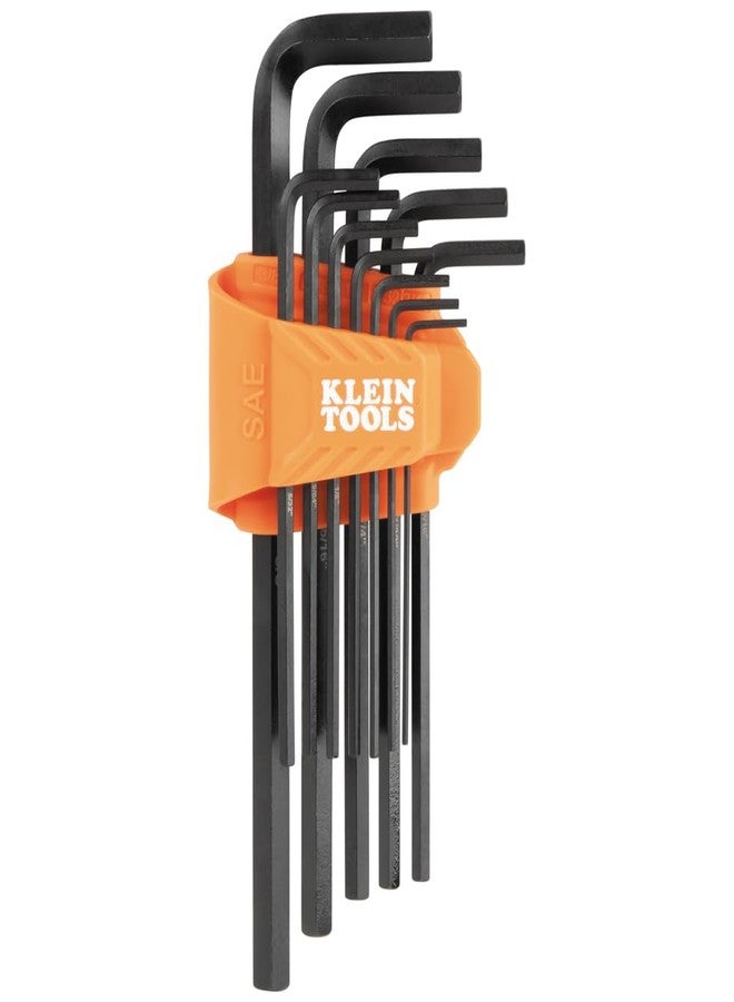 Klein Tools LS12 12-Piece Long-Arm Hex Key Set, SAE, Heat-Treated, L-Style Keys Sizes 1/16-Inch to 3/8-Inch, Twist-to-Lock Case - Image 4