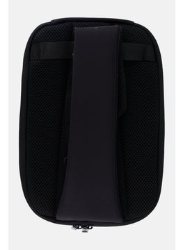 Algspar Men Brand Logo Cross Body Bag 32 H x 20 L x 7 W cm, Black  - Image 2