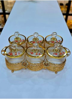 Damanhoor Light Luxury Fruits & Snack Bowls Set With Tray Elevate Dining with Style Perfect for Serving Fruits Snacks Nuts Candies Elegantly Ideal for Gatherings or Everyday Use Stylish Durable and Functional 