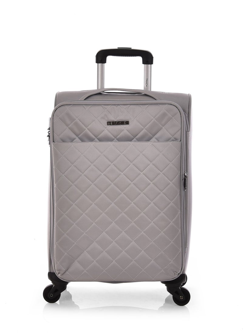 Track - Track Luggage Soft Fabric Trolley Travel Bag 4 Piece Set Size 20/24/28/32 Inch 8079/4P - Image 1