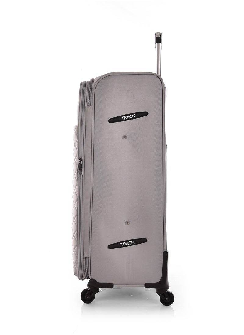 Track - Track Luggage Soft Fabric Trolley Travel Bag 4 Piece Set Size 20/24/28/32 Inch 8079/4P - Image 1