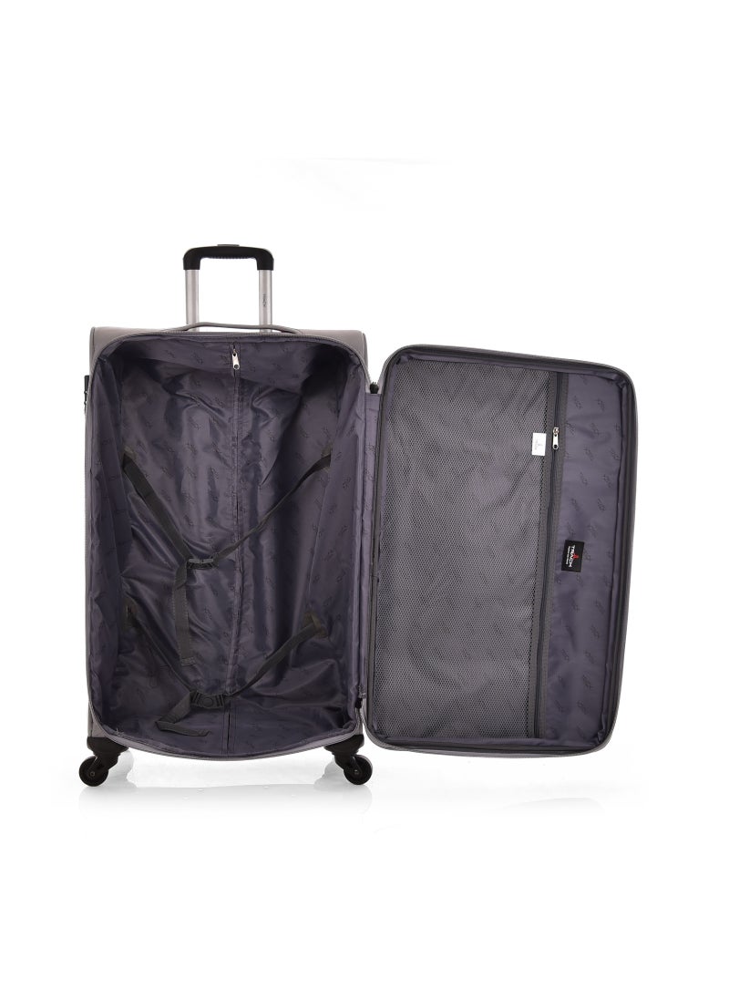 Track - Track Luggage Soft Fabric Trolley Travel Bag 4 Piece Set Size 20/24/28/32 Inch 8079/4P - Image 1