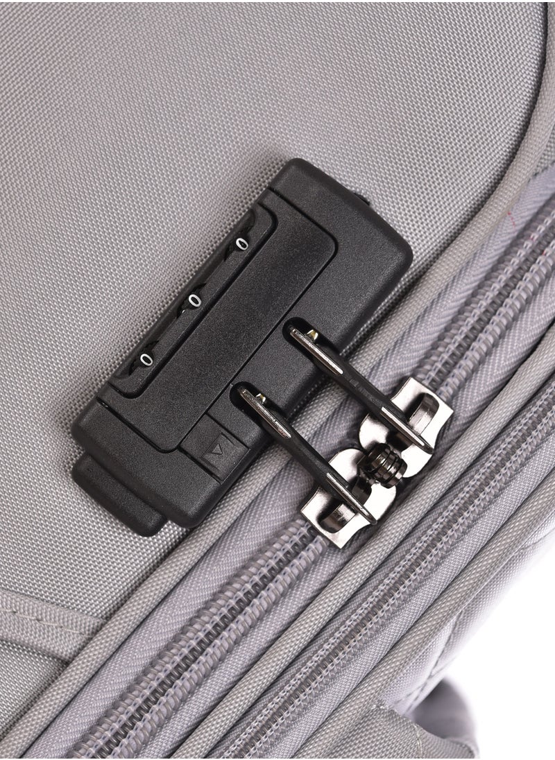 Track - Track Luggage Soft Fabric Trolley Travel Bag 4 Piece Set Size 20/24/28/32 Inch 8079/4P - Image 1