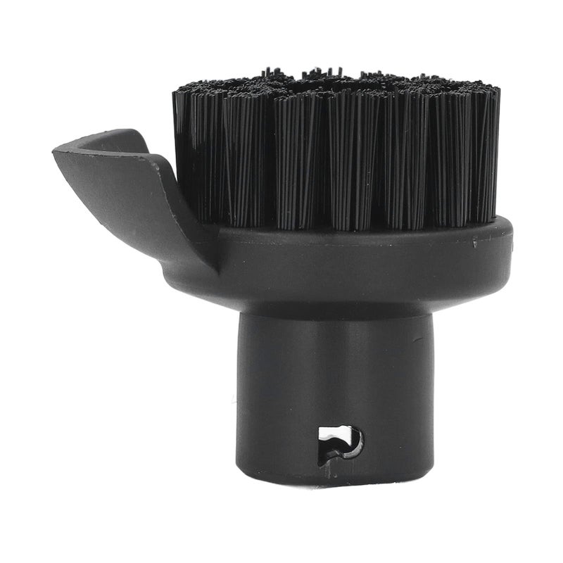 Steam Cleaner Round Brush Replacement Black ABS Nylon Scraper Design Compatible SC Series - Image 3