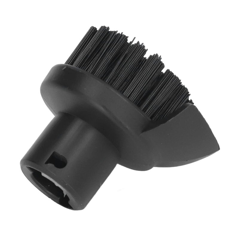 Steam Cleaner Round Brush Replacement Black ABS Nylon Scraper Design Compatible SC Series - Image 5