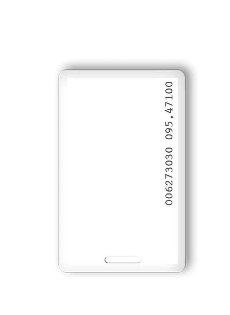 althiqahkey RFID 125khz Proximity clamshell ID thick card TK4100(number printed card) compatible with EM4100 support ID Smart card entry access control system,key card,membership card Not for Copy 50  pieces  - Image 3