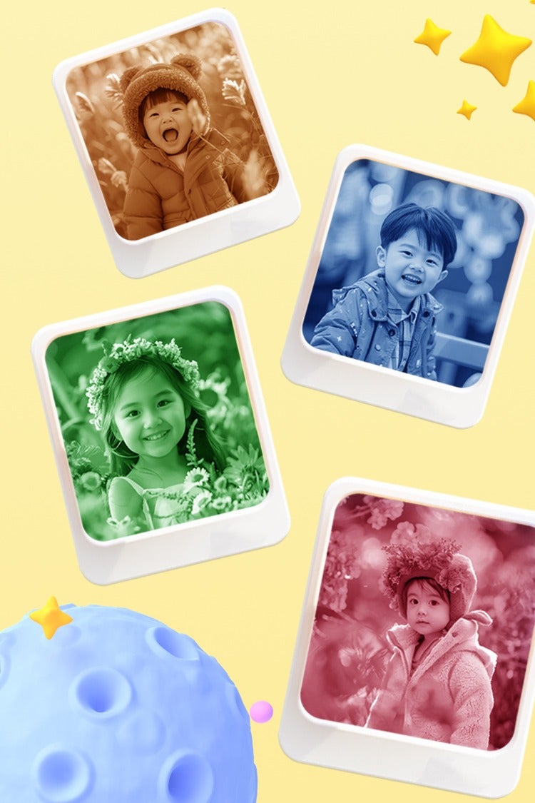 Generic Instant Print Camera for Kids, 48MP Photos 1080P Digital Video Camera, 32GB Card Purple - Image 3