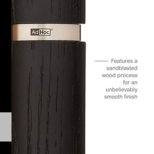 AdHoc Textura Pepper and Salt Mill Set - Salt & Pepper Mill for Seasoning - Handy Grinder with Ceramic Grinding Mechanism - Adjustable Grinder for Cooking - Image 5