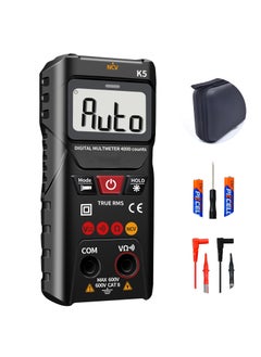 Digital Multimeter, 4000 Counts, Smart Measurement, Auto-Ranging Voltmeter, Voltage Tester with Non-Contact Voltage Function, Measures AC/DC Voltage, Resistance, Continuity for Car Home Appliances