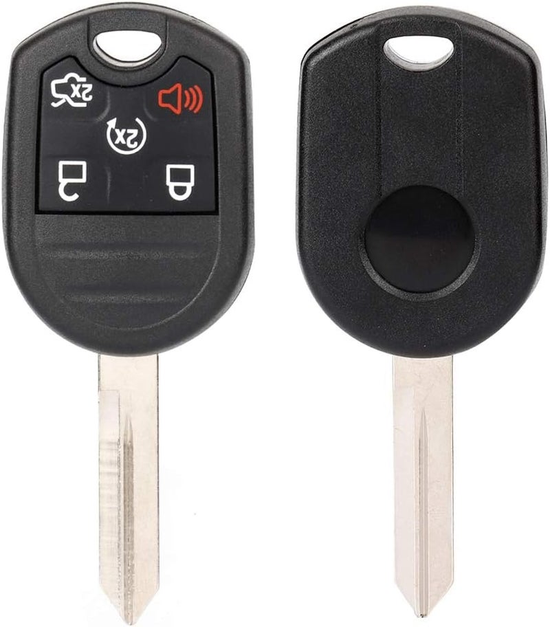 J42 5 Button Keyless Entry Remote Start Car Key Fob Control Fit for Ford Taurus, Replaces OE CWTWB1U793, Premium ABS Shell Replacement Keyless Entry Remote for Long Term Stability - Image 2