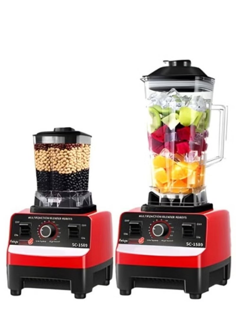 خلاط كهربائي مع مطحنة حبوب متعدد الوظائف سعة 2.5 لتر قابل للتعديل - Image 1