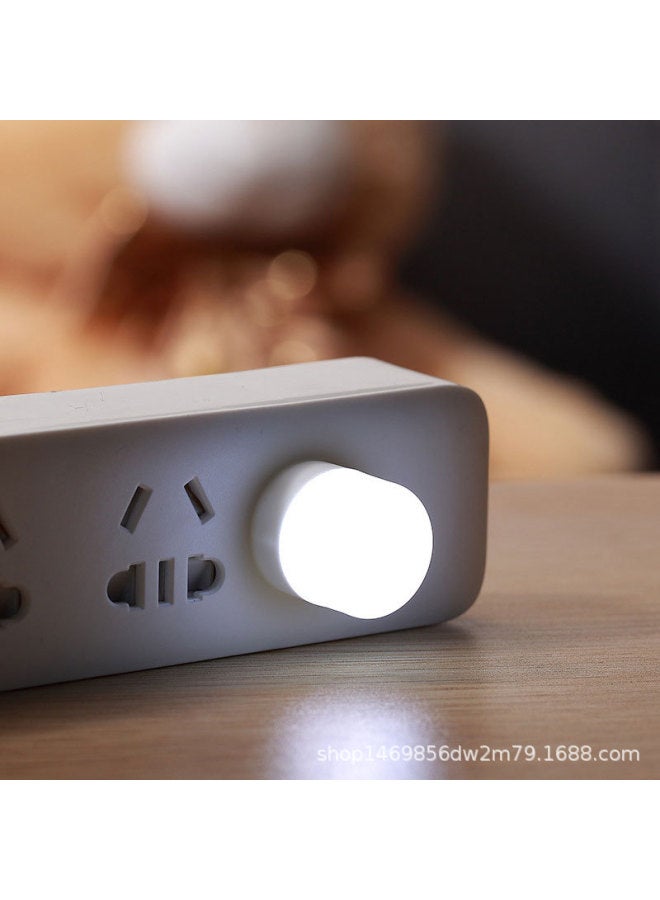 Portable USB Night Light Printable Logo Student Eye Protection LED Light Notebook Charging Treasure Car Portable Light-Color:White Light  - Image 4