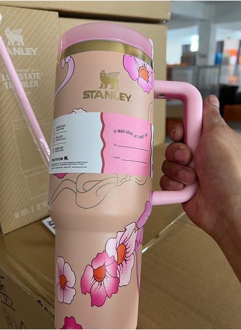 Stanley - Stanley cup H2.0 Stainless Steel with Lid and Straw for Water Iced Tea,Coffee and Smoothie - Image 1