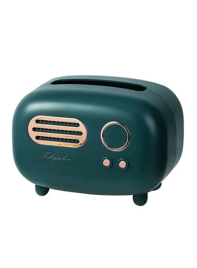 Red Vintage Style Resin Tissue Box Holder For Home And Office Decor - Image 5