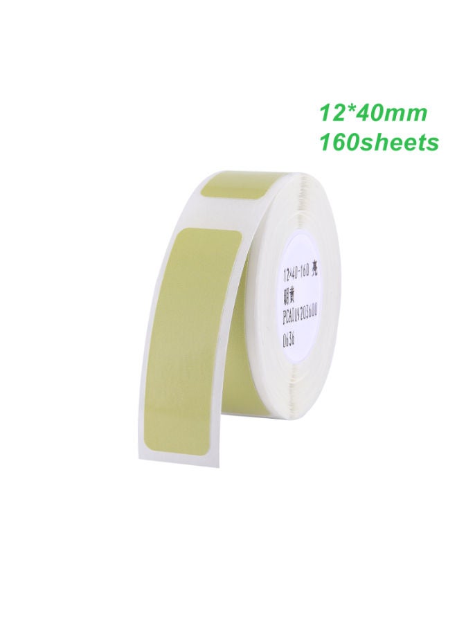 NIBEMINENT Waterproof Thermal Barcode Printing Label Paper Green - Image 2