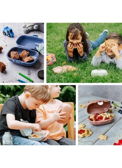 monbento monbento - MB Gram Raccoon Children's Snack Box - Raccoon - Boys and Girls - Ideal for Lunch or Snacks at School/Park - BPA Free - Food Safe - Green  - Image 4