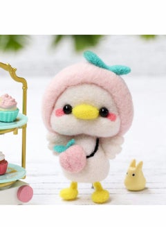 SYOSI Needle Felting Supplies Kits, Needle Felting Kit Beginner with Tools, Felting Foam Mat, Colorful Wool, Felting Kit for DIY Handcraft Duck with Needle Felting Material  - Image 1