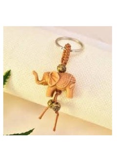 Windfall Lucky Elephant Resin Pendant Keychain Car Key Ring Holder Bag Purse Decor Gift Keychain - 1 piece